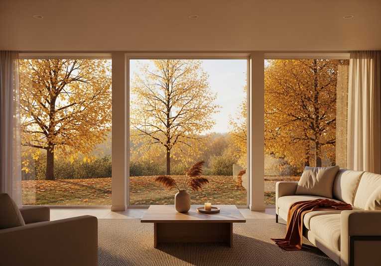 Wohnräume mit Licht füllen – Fensterlösungen für Herbsttage